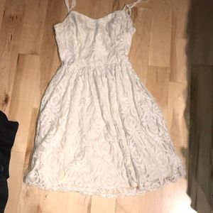 White lace dress